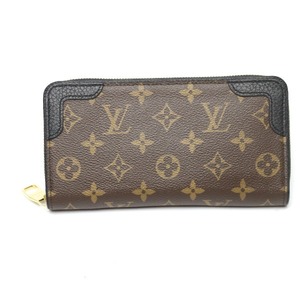 ルイヴィトン 長財布 M61855 レティーロ モノグラム ジッピー・ウォレット LOUIS VUITTON ノワール ユニセックス 中古