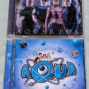 ★アクア 2枚セット★AQUA/CARTOON HEROES～THE BEST OF AQUA/AQUARIUS/の画像1