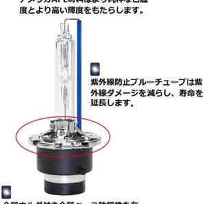 Sinoparcel D2S/D2C HID ヘッドライトバルブ 8000K, 車検対応 純正交換 3200lm 12V/24V兼用 35W//55W 2個入りの画像4