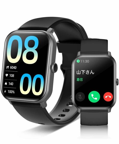 スマートウォッチ Bluetooth通話機能付き Smart Watch 腕時計 活動量計 着信通知 スポーツウォッチ 天気予報 メンズ レディース