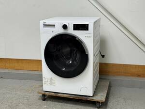 R696* beautiful goods *becobeko drum type washing machine full automation electric washing machine WTE8744 X0 8kg 50Hz 2019 year made 