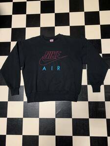 nike Nike sweatshirt black pink blue neon made in usa 90s silver tag Revlon sa light beach Miami Tec fleece 