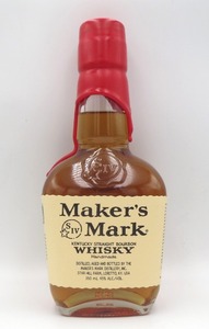 ◇K75393:Maker's Mark メーカーズ マーク バーボンウイスキー 350ml 45％ 未開栓 同梱不可