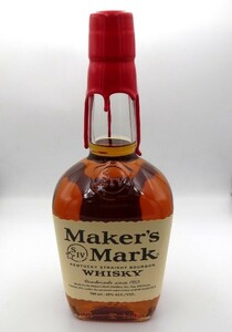 #K75846:MAKER'S MARK Manufacturers z Mark 700ml 45% red top cap Bourbon whisky not yet . plug including in a package un- possible 