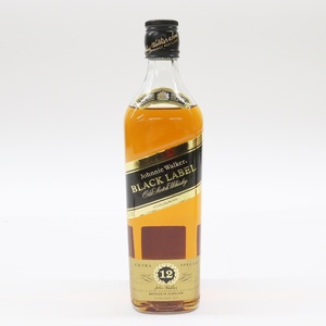  古酒 JOHNNIE WALKER ジョニーウォーカー 12年 ブラックラベル 700ml 40% 未開栓 黒ラベル スコッチウイスキー