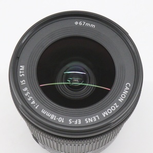 Canon EF-S 10-18mm F4.5-5.6 IS STM 広角ズームレンズ キャノン 1:4.5-5.6の画像6