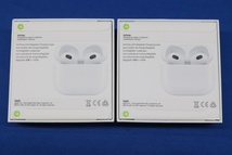 ２個セット　未開封　第3世代　アップル　AirPods　MagSafe　MME73J/A　 エアポッズ　ワイヤレスイヤフォン　AirPods3　エアポッズ3_画像2