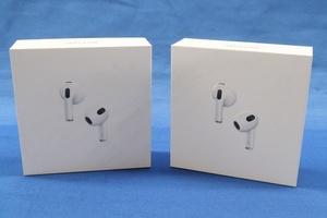 ２個セット　未開封　第3世代　アップル　AirPods　MagSafe　MME73J/A　 エアポッズ　ワイヤレスイヤフォン　AirPods3　エアポッズ3　① 