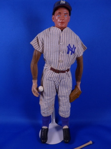 1960年代スポーツフィギュア　Johnny Heroフィギュアとニューヨーク・ヤンキース/New York Yankeesのユニフォーム一式