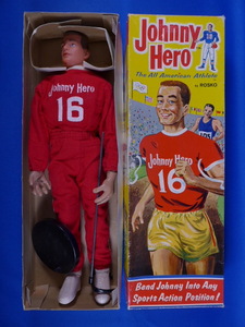 1960年代スポーツフィギュア　ROSKO　Johnny Hero　箱入り　未使用品　その1