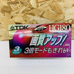ビデオカセットテープ VHS T-180HGLX3 TDK 3巻 ※2400010346576