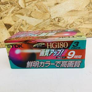 ビデオカセットテープ VHS T-180HGLX3 TDK 3巻 ※2400010346576の画像6