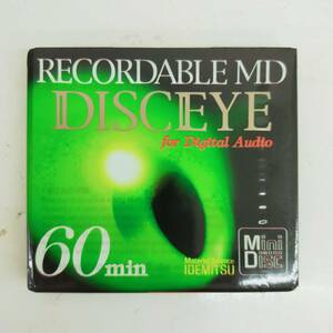 未開封　IDEMITSU　出光マテリアル　MD　ミニディスク　DISCEYE 60 分 MD-60EX ※2400010351143