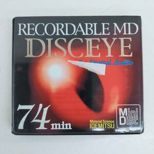 未開封　IDEMITSU　出光マテリアル　MD　ミニディスク　DISCEYE 74 分 MD-74EX ※2400010351037