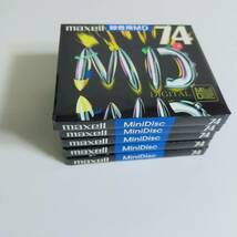 未開封　maxell 日立マクセル　録音用MD　ミニディスク　74分　5枚入りボックス　MD-74　※2400010349553_画像3