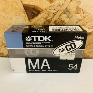 未開封　TDK　MA　for CD　METALカセットテープ 54 　2個パック　メタルポジション　メタルテープ MA54X2G　※2400010353970