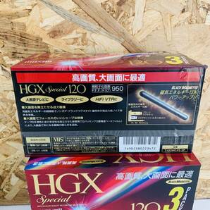 未開封品 maxell マクセル ビデオテープ VHS HGXSpecial 3PACK×4セット T-120HGXS ※2400010367014の画像5