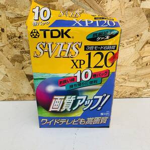 未開封品 TDK ビデオテープ VHS S-VHS XP120 5PACK×2セット ST120XP ※2400010363405の画像1