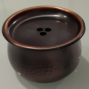 茶道具 純銅製 茶こぼし 茶殻入れ 煎茶道具