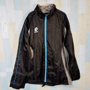 Lotto ナイロンジャケット ウィンドブレーカー　Men's XL スポーツ 黒