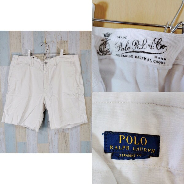 POLO　ラルフローレン　ショートパンツ 36 ホワイト