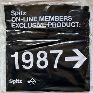 スピッツ　1987→ BIG LONG SLEEVE T-shirt(ブラック) 【SPITZ ON-LINE MEMBERS限定】　Mサイズ