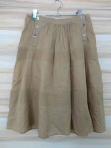 0724[ Honshu only free shipping ]TSUMORI CHISATOtsumoli*chisato skirt brown group 