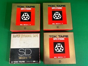 【666】TDK TAPE オープンリールテープ SD 150H-7　 7本