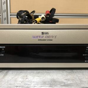 24M03-08N:Panasonic S-VHSビデオデッキ NV-SV1 再生OK 電源コード付 動作確認済みの画像4