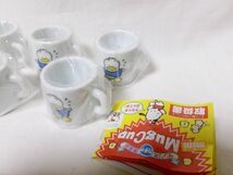 サンリオ ガチャ 倶楽部　mini Mug Cup　あひるのペックル　5個セット　内袋未開封　1997　ミニ マグカップ　ミニチュア　ドールハウスにも_画像2