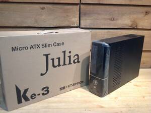 C☆030861 Julia Micro ATX slim case ke-3 KT-MH803 PCBOX PCケース 部品 パーツ 格安品！