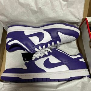 新品28.5cm NIKE DUNK LOW RETRO COURT PURPLE WHITE ナイキ ダンク コートパープル