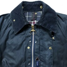 90s Barbour beaufort 36 バブアー　ビューフォート　c36　ネイビー　3クラウン_画像4