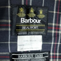 90s Barbour beaufort 36 バブアー　ビューフォート　c36　ネイビー　3クラウン_画像3