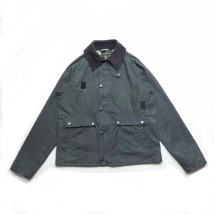 00s Barbour Standen S バブアー　スタンデン　オイルドジャケット 英国製 Spey スペイ　フィッシング　セージ