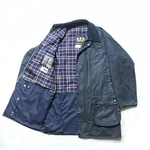 90s Barbour MARK PHILLIPS M 1990年◎Mint　ネイビー　マーク フィリップス　乗馬　オイルドジャケット