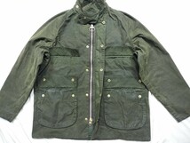 80s Barbour bedale　c40　バブアー　ビデイル　　 2クラウン　2クレスト　 セージ　4ポケット_画像6