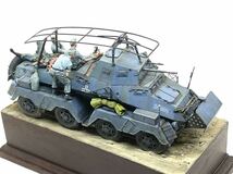 1/35 ドイツ8輪装甲車Sd.kfz232（8-Rad）完成品ヴィネット_画像6