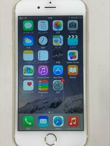 #4132　☆☆iphone6 16GB au MG492J/A　ゴールド☆☆ジャンク品☆☆