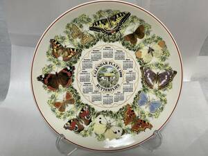 ◆ ウェッジウッド WEDGWOOD CALENDER PLATE 1998年 ◆ Butterfly 蝶