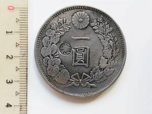 １円スタート　レア お宝 古銭　真贋不明　参考品？『一圓銀貨 明治二十一年』約19ｇ　特別価格　1点限り