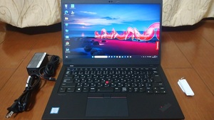 【中古】ThinkPad X1 Carbon Gen7（Corei7-8665U、SSD：512GB、メモリ16GB、フルHDタッチパネル液晶、Win11Pro）
