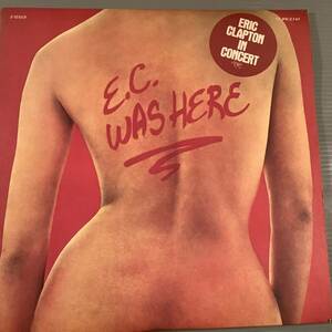 LP(日本盤)●エリック・クラプトン ライヴ／E.C.WAS HERE・IN CONCERT●良好品！