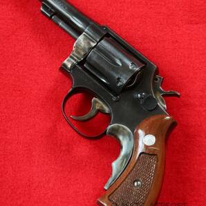 SRHW相当！未発火品 国際コクサイ S&W M10 4inch ミリポリ .38SPECIAL HWモデルガン KOKUSAI純正ウォルナット木製グリップ＆MTMケース付きの画像10