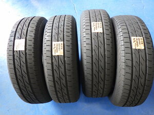 中古タイヤ 4本セット 175/65R14 82S ブリヂストン NEXTRY 夏 サマー 　検)bB コルト フィット デミオ ラウム ヴィッツ サクシードワゴン　