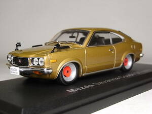 ◆改造 マツダ サバンナ クーペGT RX-3(1972) 1/43 国産名車コレクション アシェット ダイキャスト ローダウン シャコタン カスタム