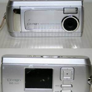 【中古品】 D'zign DZ-320 イオンデジカメ 300万画素 2003年11月発売 ＋ トランセンドジャパン Transcend SD カード 512MBの画像2