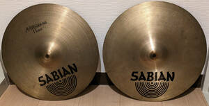 1円スタート　SABIAN（セイビアン）AA　レギュラーハイハット　１４”