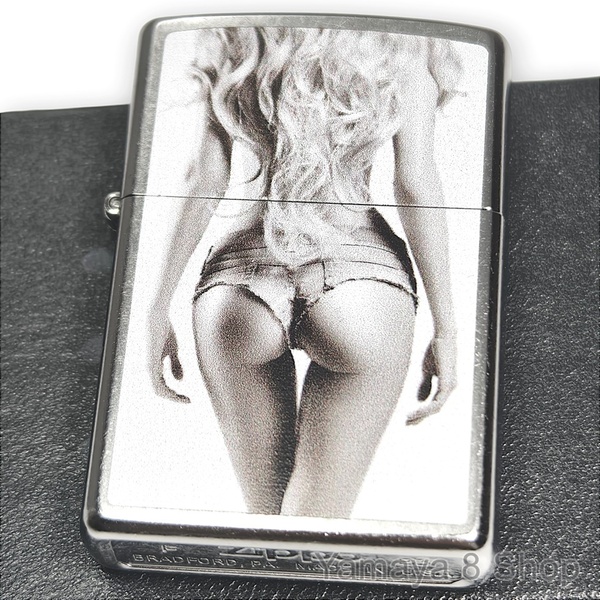 ZIPPO カーリーブロンドレディ セクシー SVクラッシュ ジッポ ライター