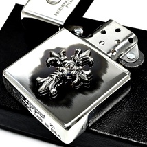 新品 ZIPPO 限定シルバークロスメタル リリークロス ジッポー ライター_画像3